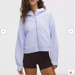 Scuba Oversized Full-Zip Hoodie M/L in Starch Blue